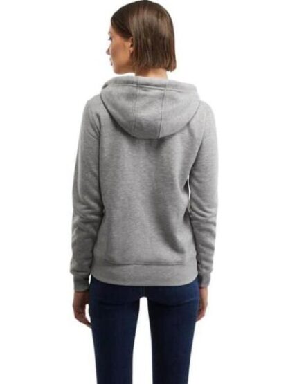 SUDADERA CON CAPUCHA GRIS LOVE TO LOUNGE - Image 2