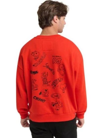 SUDADERA BT21 ROJO BT21 - Image 6