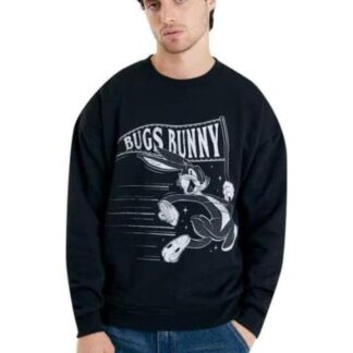 SUDADERA BUGS BUNNY NEGRO LOONEY TUNES