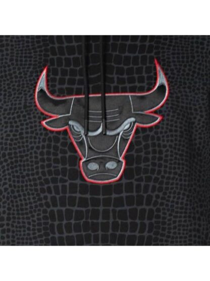 SUDADERA BULLS HOOD NEGRO NBA - Image 6