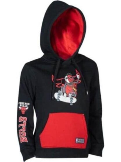 SUDADERA BULLS NEGRO NBA