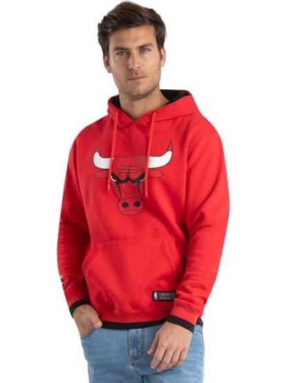 SUDADERA BULLS ROJO NBA - Image 2