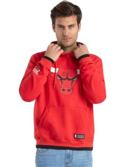 SUDADERA BULLS ROJO NBA - Image 4