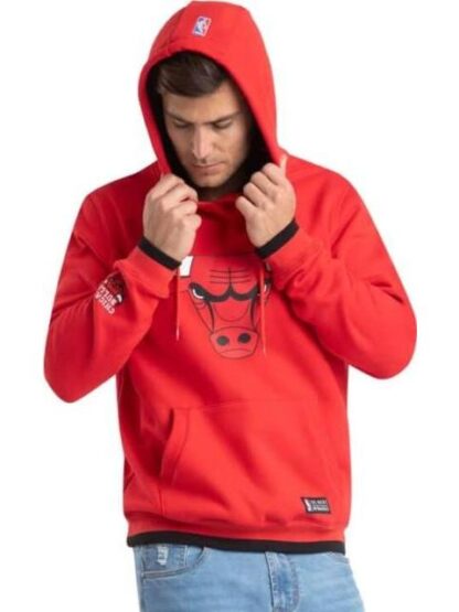 SUDADERA BULLS ROJO NBA - Image 6