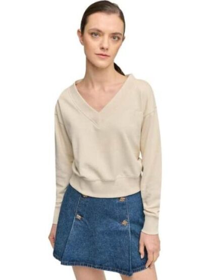 SUDADERA CASUAL BEIGE LOVE TO LOUNGE - Image 2