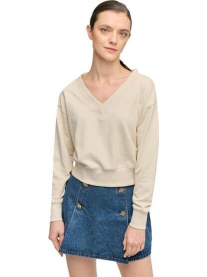 SUDADERA CASUAL BEIGE LOVE TO LOUNGE - Image 3