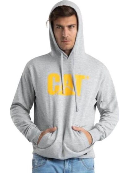 SUDADERA CAT CON CAPUCHA GRIS CATERPILLAR - Image 5