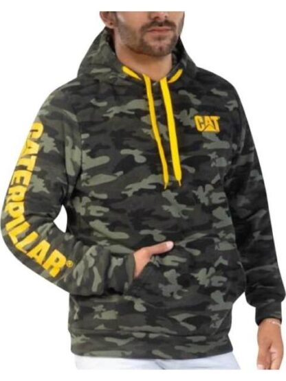 SUDADERA CAT VERDE CAMUFLAJE CATERPILLAR