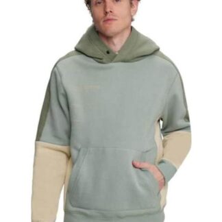 SUDADERA CERRADA CON CAPUCHA VERDE NEXT CO