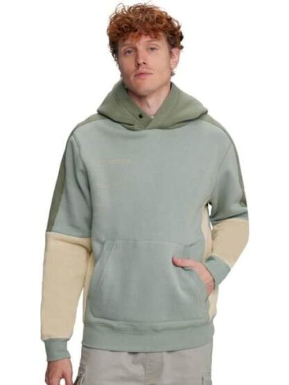 SUDADERA CERRADA CON CAPUCHA VERDE NEXT CO