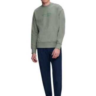 SUDADERA CERRADA CON CAPUCHA VERDE NEXT CO