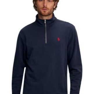 SUDADERA CERRADA SIN CAPUCHA AZUL MARINO HPC POLO