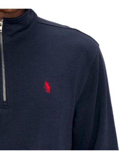 SUDADERA CERRADA SIN CAPUCHA AZUL MARINO HPC POLO - Image 3