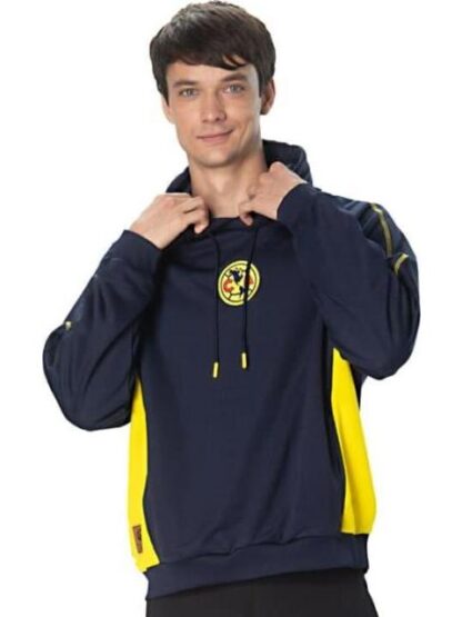 SUDADERA CLUB AMERICA HOOD AZUL CA - Image 2