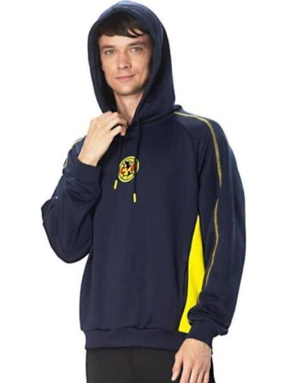 SUDADERA CLUB AMERICA HOOD AZUL CA - Image 3
