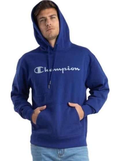 SUDADERA CON CAPUCHA AZUL MARINO CHAMPION - Image 4