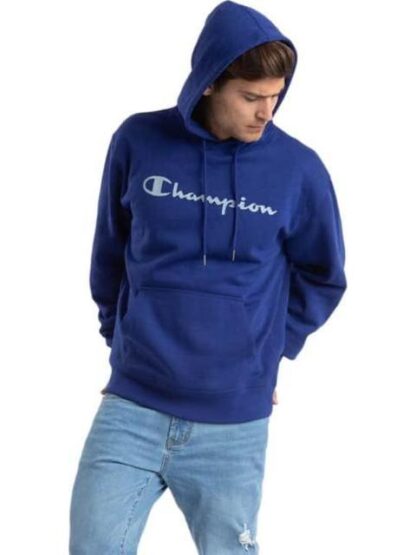 SUDADERA CON CAPUCHA AZUL MARINO CHAMPION - Image 5