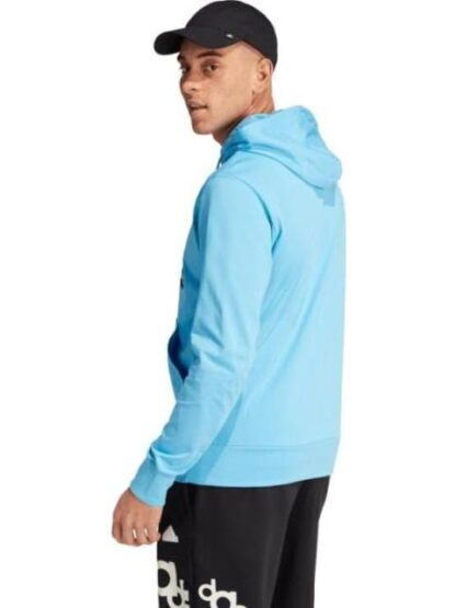 SUDADERA CON CAPUCHA ESSENTIALS AZUL ADIDAS - Image 3