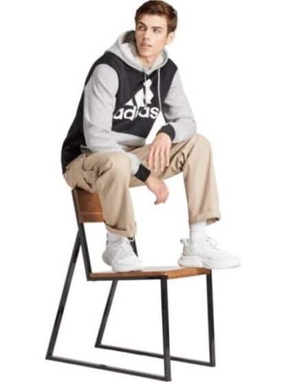 SUDADERA CON CAPUCHA ESSENTIALS NEGRO ADIDAS - Image 6