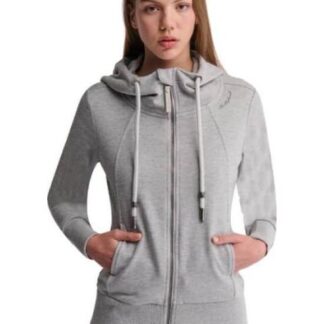 SUDADERA CON CAPUCHA GRIS HOLLY LAND