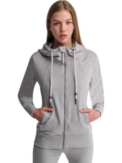 SUDADERA CON CAPUCHA GRIS HOLLY LAND