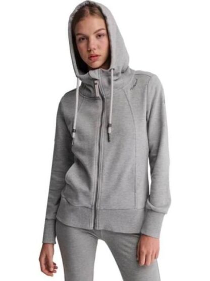 SUDADERA CON CAPUCHA GRIS HOLLY LAND - Image 3