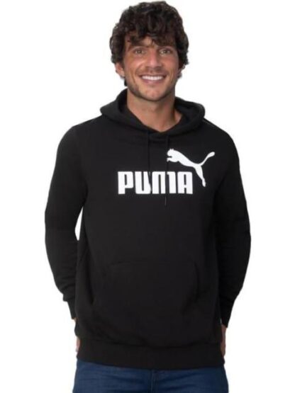 SUDADERA CON CAPUCHA LOGOTIPO GRANDE BLANCO/NEGRO PUMA - Image 2