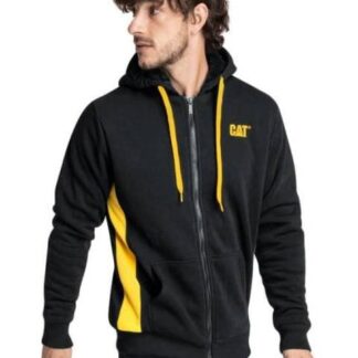 SUDADERA CON CAPUCHA NEGRO CATERPILLAR