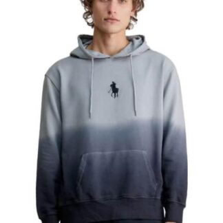 SUDADERA CON CAPUCHA NEGRO HPC POLO