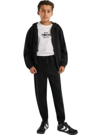 SUDADERA CON CAPUCHA NEGRO NEXT CO