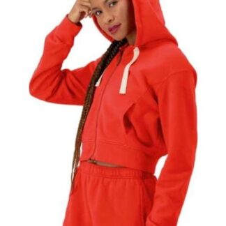SUDADERA CON CAPUCHA ROJO CHAMPION