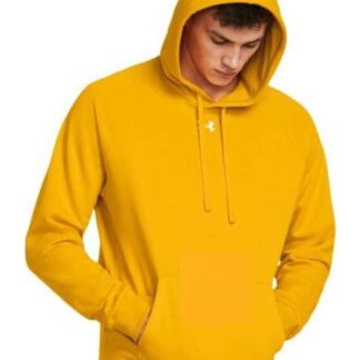 SUDADERA CON CAPUCHA UA RIVAL FLEECE AMARILLO UNDER ARMOUR MEXICO