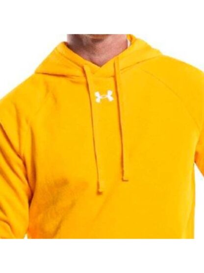 SUDADERA CON CAPUCHA UA RIVAL FLEECE AMARILLO UNDER ARMOUR MEXICO - Image 3
