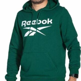 SUDADERA CON CAPUCHA VERDE REEBOK