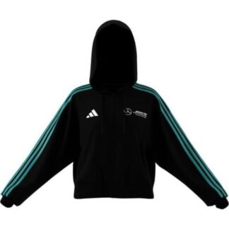 SUDADERA CON CIERRE MERCEDES AMG DNA NEGRO ADIDAS