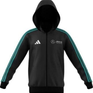 SUDADERA CON CIERRE MERCEDES AMG DNA NEGRO ADIDAS