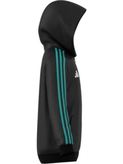 SUDADERA CON CIERRE MERCEDES AMG DNA NEGRO ADIDAS - Image 3