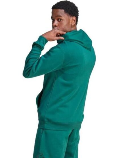 SUDADERA CON GORRO ESSENTIALS VERDE ADIDAS - Image 3
