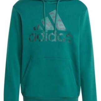 SUDADERA CON GORRO ESSENTIALS VERDE ADIDAS