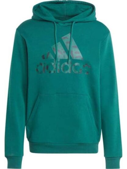 SUDADERA CON GORRO ESSENTIALS VERDE ADIDAS