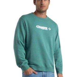 SUDADERA CONVERSE ENTRE LAS NUBES AZUL TURQUESA CONVERSE
