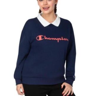 SUDADERA CREW W AZUL MARINO CHAMPION