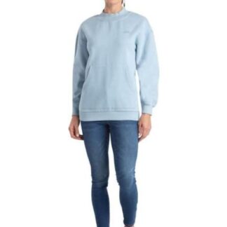SUDADERA CREW W AZUL SKECHERS1