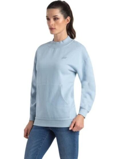 SUDADERA CREW W AZUL SKECHERS1 - Image 3