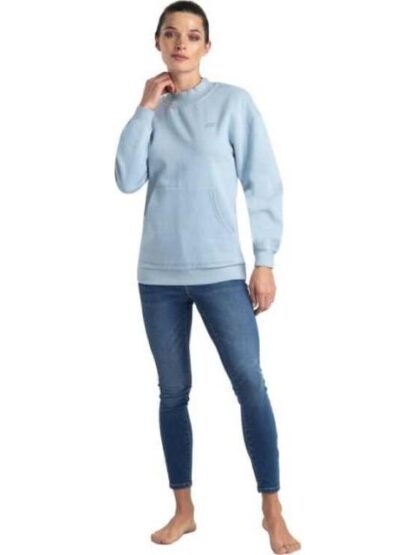 SUDADERA CREW W AZUL SKECHERS1 - Image 4