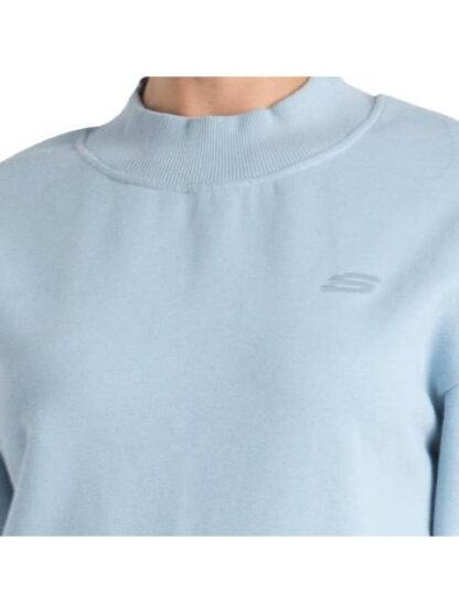 SUDADERA CREW W AZUL SKECHERS1 - Image 6