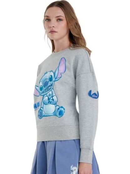 SUDADERA DAMA DAMA GRIS DISNEY - Image 3