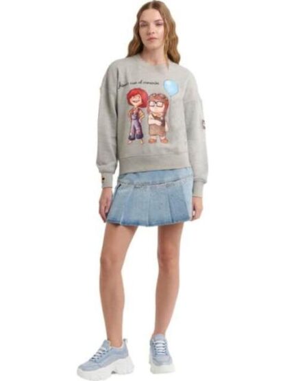SUDADERA DAMA GRIS DISNEY