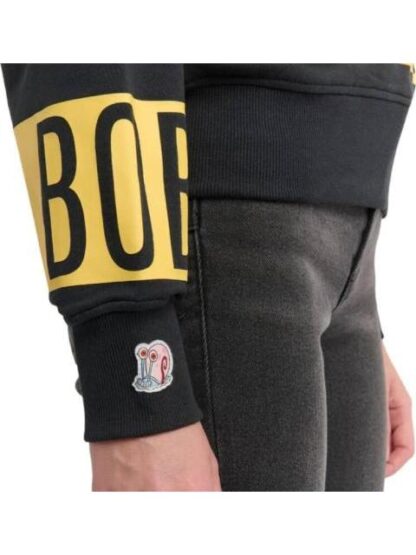 SUDADERA DAMA NEGRO BOB ESPONJA - Image 3