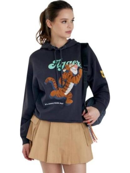 SUDADERA DAMA NEGRO WINNIE THE POOH - Image 3